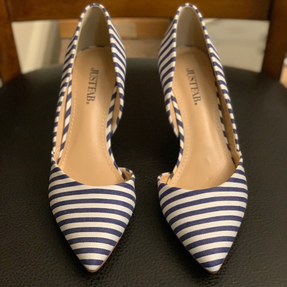 Cute Striped Heels